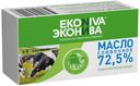 Сливочное масло несоленое ЭкоНива Крестьянское 72,5% БЗМЖ 180 г