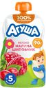Пюре фруктовое детское АГУША Яблоко, малина, шиповник, с 5 месяцев, 90г