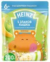 Каша Heinz 5 злаков мультизлаковая молочная яблоко-банан с Омега-3 с 6 месяцев 200 г