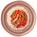 Свинина в соусе барбекю с рисом Перекрёсток Select, 240г