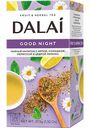 Чайный напиток Dalai Good Night с мятой, ромашкой, мелиссой и цедрой лимона, 25×1,5 г