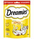 Лакомство Dreamies для кошек подушечки с сыром, 140г