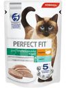 Влажный корм Perfect Fit полнорационный для стерилизованных кошек паштет с индейкой, 75г