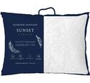 Подушка Fashion Fantasy Sunset Cruise искусственный лебяжий пух в хлопковом сатине, 50×70см