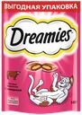 Лакомство для кошек DREAMIES Подушечки с говядиной, 140г