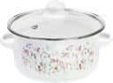 Кастрюля HOMECLUB Enamel, деколь, в ассортименте, 1.9л