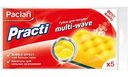 Губки для посуды Paclan Practi Multi-Wave цвет в ассортименте, 5шт.
