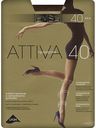Колготки женские Omsa Attiva 40 цвет: cioccolato/шоколадный размер 5-XL, 40 den