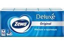 Платочки носовые Zewa Deluxe 3 слоя, 10 шт.