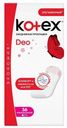 Прокладки ультратонкие ежедневные Kotex Deo Super Slim 56 шт