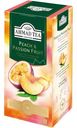 Чай Ahmad чёрный байховый листовой со вкусом и ароматом персика и маракуйи, 25х1.5г