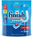 Средство Finish Powerball Power Aio для мытья посуды для посудомоечных машин таблетка, 25шт