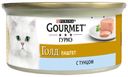 Консервированный корм для кошек Gourmet Gold паштет с тунцом, 85 г
