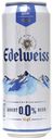 Безалкогольный пивной напиток Edelweiss светлый нефильтрованный пастеризованный 0,43 л