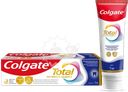 Зубная паста COLGATE Total 12 Профессиональная Отбеливающая с цинком и аргинином для борьбы с потемнениями эмали и с антибактериальной защитой, 75мл