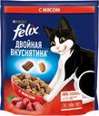 Корм для кошек FELIX® Двойная вкуснятина сухой мясо, 600г