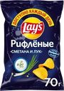 Чипсы картофельные LAY'S со вкусом сметаны и лука