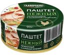 Паштет из куриной печени Главпродукт Нежный, 90г