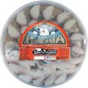 Ассорти Навага №1 Две рыбки сельдь, скумбрия филе кусочки в масле 200г