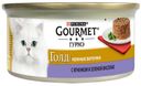 Консервированный корм для кошек Gourmet Gold биточки с ягнёнком фасолью, 85 г