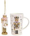 Набор кружка и елочная игрушка Щелкунчик, 385мл