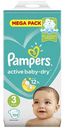 Подгузники Pampers Active Baby-Dry Midi 3 (6-10 кг), 124 шт.