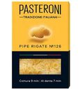 Макаронные изделия Pasteroni Pipe Rigate №126, 400г
