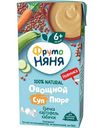 Суп-пюре овощной ФрутоНяня Гречка, картофель, кабачок, с 6 месяцев, 200мл