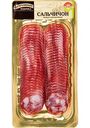 Колбаса сырокопченая Егорьевская КГФ Сальчичон, нарезка, 100 г