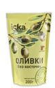 Оливки Iska зеленые без косточек 200г