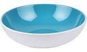 Тарелка суповая керамическая цвет: голубой/белый, 18,5×5,7 см
