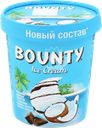 Мороженое BOUNTY молочное с кокосовым молоком, мякотью кокоса и молочным шоколадом, без змж, картонный стакан, 272г