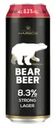 Пиво, BEAR BEER, 8,3%, 0,45 л