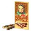 Шоколад молочный «Красный Октябрь» Аленка в стиках с вареной сгущенкой, 100 г
