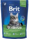 Корм для стерилизованных кошек Brit Premium с курицей и печенью, 1,5 кг