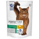 Корм для кошек PERFECT FIT сухой, с курицей, 650г