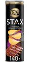 Чипсы картофельные Lay's Stax Ребрышки барбекю 140г