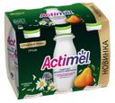 Кисломолочный напиток Actimel груша алтайские травы 2,5%, 100 мл
