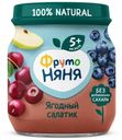 Пюре детское ФрутоНяня 100г ягодный салатик