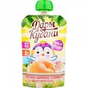 Пюре фруктовое Дары Кубани Яблоко-абрикос-сливки, с 6 месяцев, 90 г