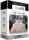 Комплект постельного белья семейный Bravo Бейлис поплин цвет: серо-бежевый/серый/белый, 5 предметов