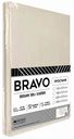Простыня 1.5-спальная Bravo поплин цвет: светло-бежевый, 150×215 см