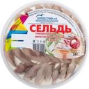 Сельдь Буревестник и К филе-кусочки соленые в масле 180г