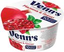 Йогурт Venn's греческий малина-гранат 0,1% БЗМЖ 130 г