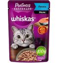 Влажный корм для кошек Whiskas Рыбная коллекция Лосось в желе, 75 г