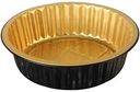 Форма алюминиевая круглая Maxus цвет: черный/золото, 18×4,5см