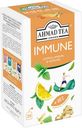 Чайный напиток Ahmad Tea Immune лимон-имбирь-куркума в пакетиках 1,5 г х 20 шт