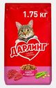 Сухой корм для кошек с мясом и овощами Дарлинг 1.75кг