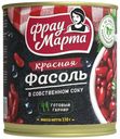 Фасоль красная в собственном соку, Фрау Марта, 310 г