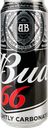 Пиво светлое BUD 66 пастеризованное, 4,3%, ж/б, 0.45л
